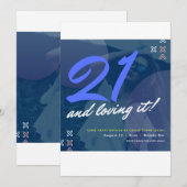 partijuitnodiging kaart (Voorkant / Achterkant)