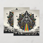 partijuitnodiging kaart (Voorkant / Achterkant)