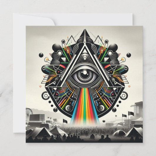 partijuitnodiging kaart (Voorkant)