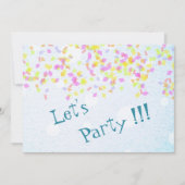 partijuitnodiging kaart (Voorkant)