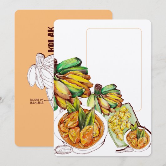 partijuitnodiging kaart (Voorkant / Achterkant)