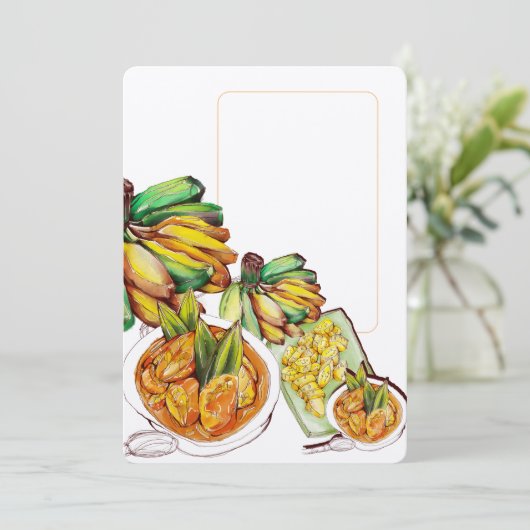 partijuitnodiging kaart (Staand voorkant)