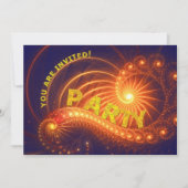 partijuitnodiging kaart (Voorkant)