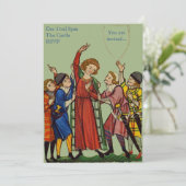 partijuitnodiging -  kaart (Staand voorkant)