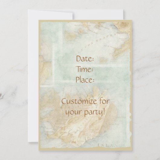 partijuitnodiging kaart (Achterkant)