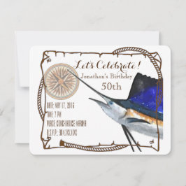 partijuitnodiging met zeeduivel kaart