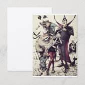 partijuitnodiging RSVP kaartje (Voorkant / Achterkant)