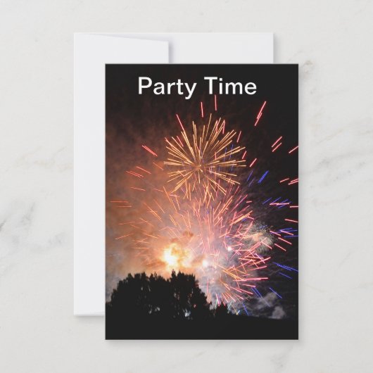 partijuitnodiging RSVP kaartje (Voorkant)