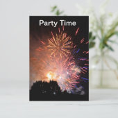 partijuitnodiging RSVP kaartje (Staand voorkant)