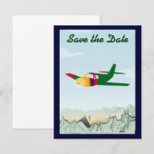 partijuitnodiging save the date (Voorkant / Achterkant)