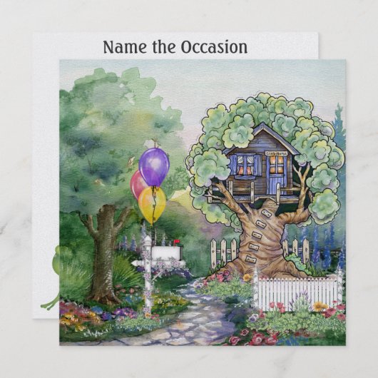 partijuitnodiging - SRF Kaart (Voorkant / Achterkant)