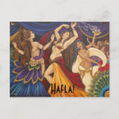 partijuitnodiging uitnodiging briefkaart (Voorkant)