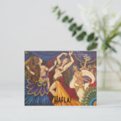 partijuitnodiging uitnodiging briefkaart (Staand voorkant)