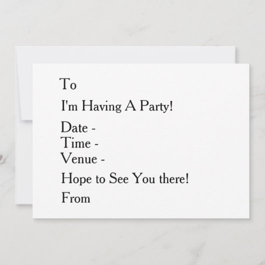 partijuitnodigingen - Fun Japans design Birthday Kaart (Achterkant)