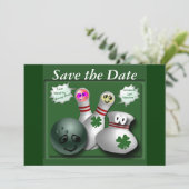 partijuitnodigingen save the date (Staand voorkant)