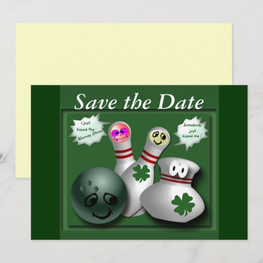 partijuitnodigingen save the date (Voorkant / Achterkant)