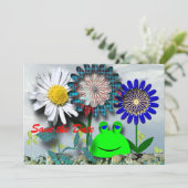 partijuitnodigingen save the date (Staand voorkant)