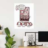 partijvirus poster (Thuiskantoor)