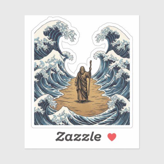 Parting the Sea Sticker (Vel)