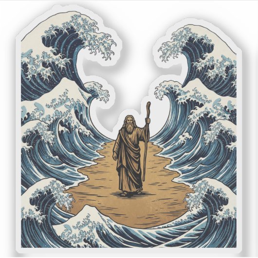 Parting the Sea Sticker (Voorkant)