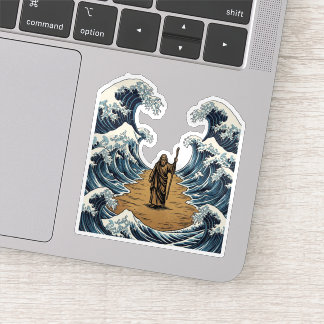 Parting the Sea Sticker