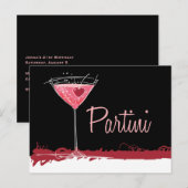 Partini Invitation Uitnodiging Briefkaart (Voorkant / Achterkant)