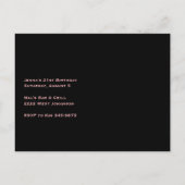 Partini Invitation Uitnodiging Briefkaart (Achterkant)