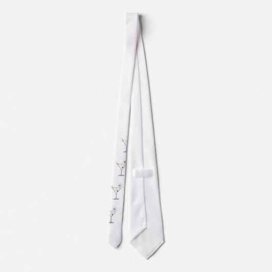 Partini Martini Retro Hip Stropdas (Achterkant)