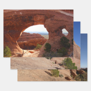 Partitieboog I in Arches National Park Inpakpapier Vel
