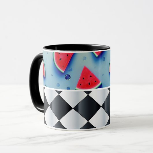 Partje watermeloen mok (Voorkant links)