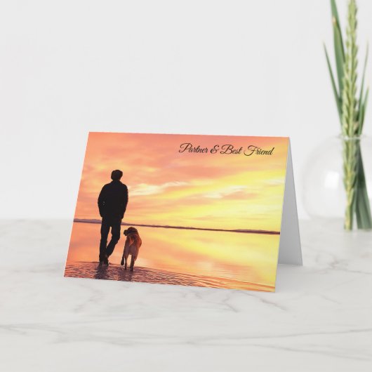 Partner & Beste Vriend: Woorden van God binnenin d Kaart (Voorkant)