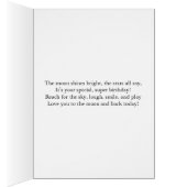 Partner Birthday To The Moon And Back  (Binnen (Rechts))