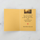 Partner Echtgenote Valentijn Liefde Lovebirds Voge Feestdagen Kaart (Binnen)