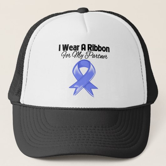 Partner - Ik Draag Periwinkle Ribbon Trucker Pet (Voorkant)