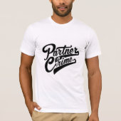 Partner in crime scene design t-shirts voor man. (Voorkant)
