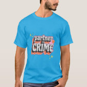 Partner In CrimeFuture Is Today Basic Donkere T-Sh T-shirt (Voorkant)