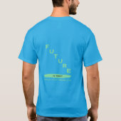 Partner In CrimeFuture Is Today Basic Donkere T-Sh T-shirt (Achterkant)
