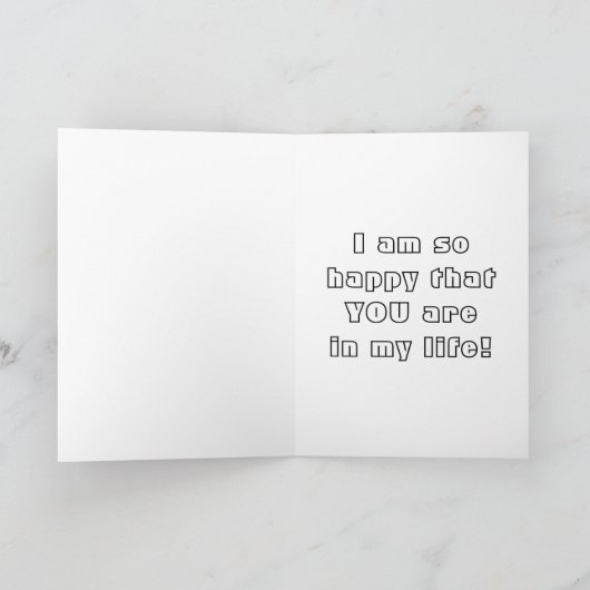 PARTNER IN LIFE = JIJ BENT MIJN JUBILEUM KAART (Binnen)