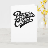 Partner in misdaad kaart (Gele Bloem)