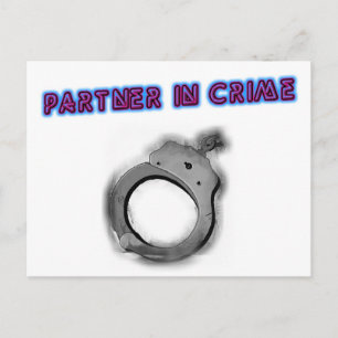Partner in misdaad, linkerhandboff briefkaart