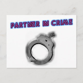 Partner in misdaad, linkerhandboff briefkaart