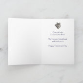 Partner Love Leader of the Pack Wolf Valentijn Feestdagen Kaart (Binnen)