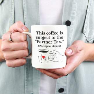 Partner Tax Funny Couples Coffee Mug Grote Koffiekop