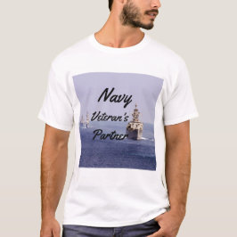 partner van de marine-veteraan t-shirt