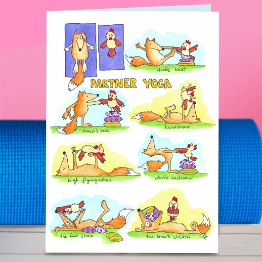 Partner yogakaart van Nicole Janes Kaart