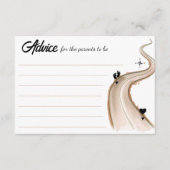 Partners aan ouders Roadmap Baby shower Advies Informatiekaartje (Voorkant)