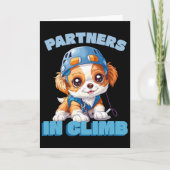 Partners In Climb Funny Rock Climbing Design For A Kaart (Voorkant)