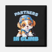 Partners In Climb Funny Rock Climbing Design For A Magneet (Voorkant)