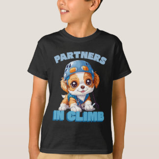 Partners In Climb Funny Rock Climbing Design For A T-shirt