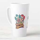Partners in Clowery (Funny Clown Pun) Latte Mok (Linkerhoek)